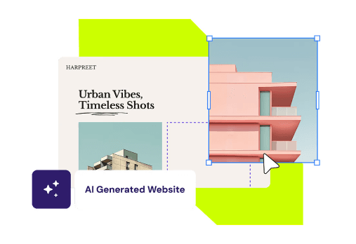AI-generated website