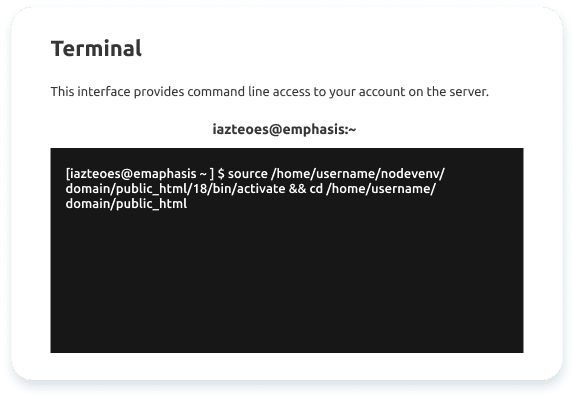 Node.js hosting